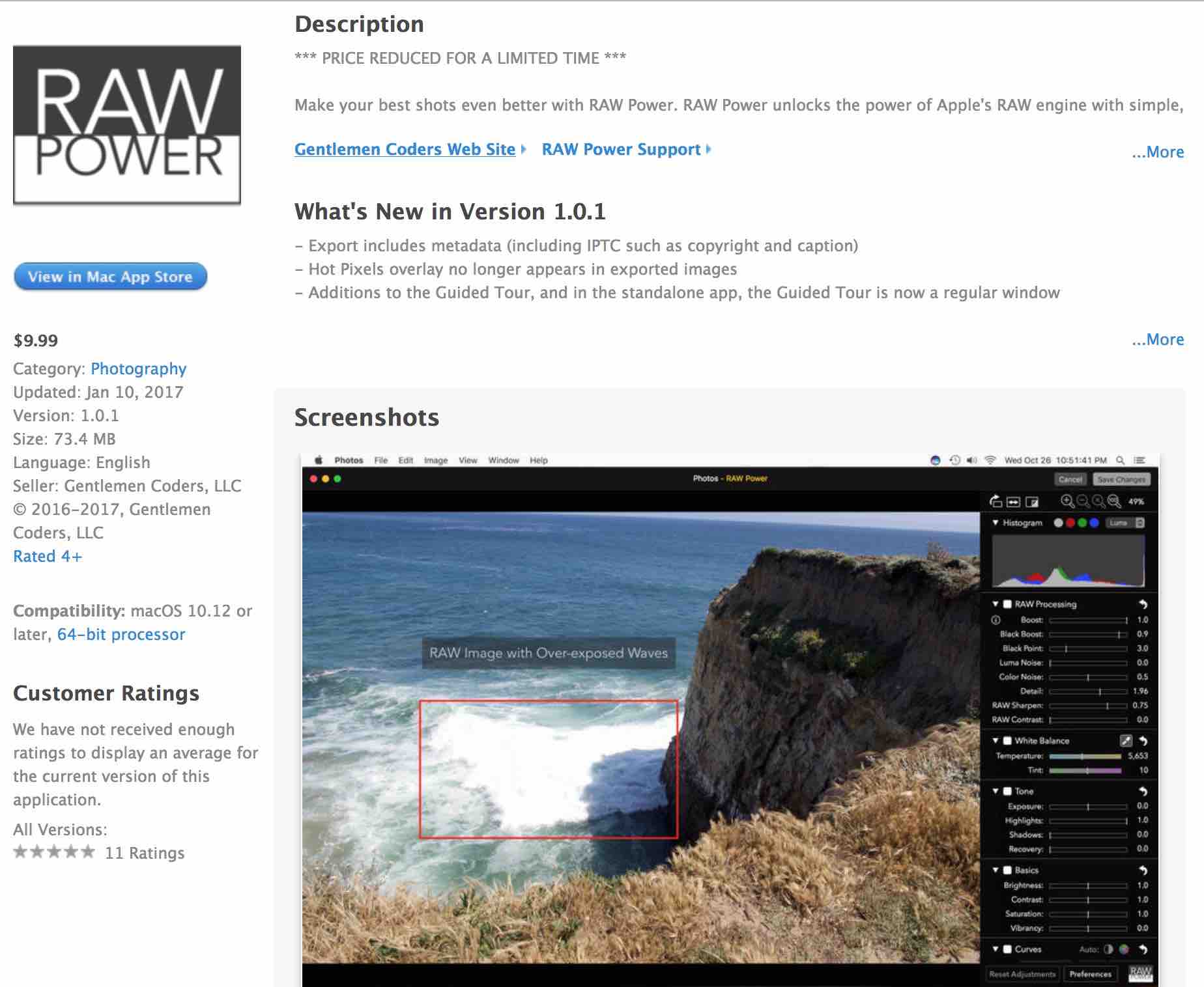download the new version for windows RAW Power