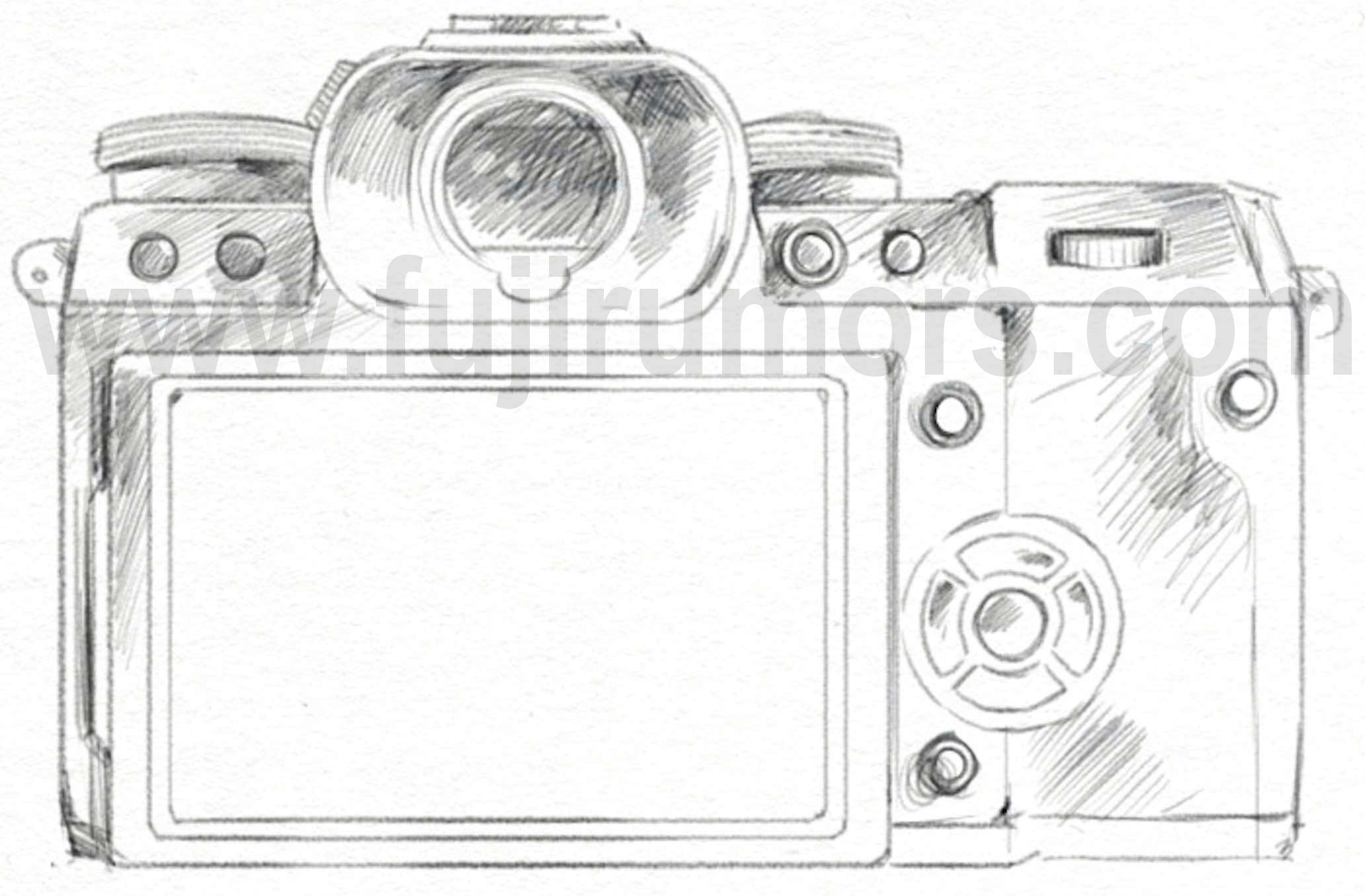 canon camera sketch