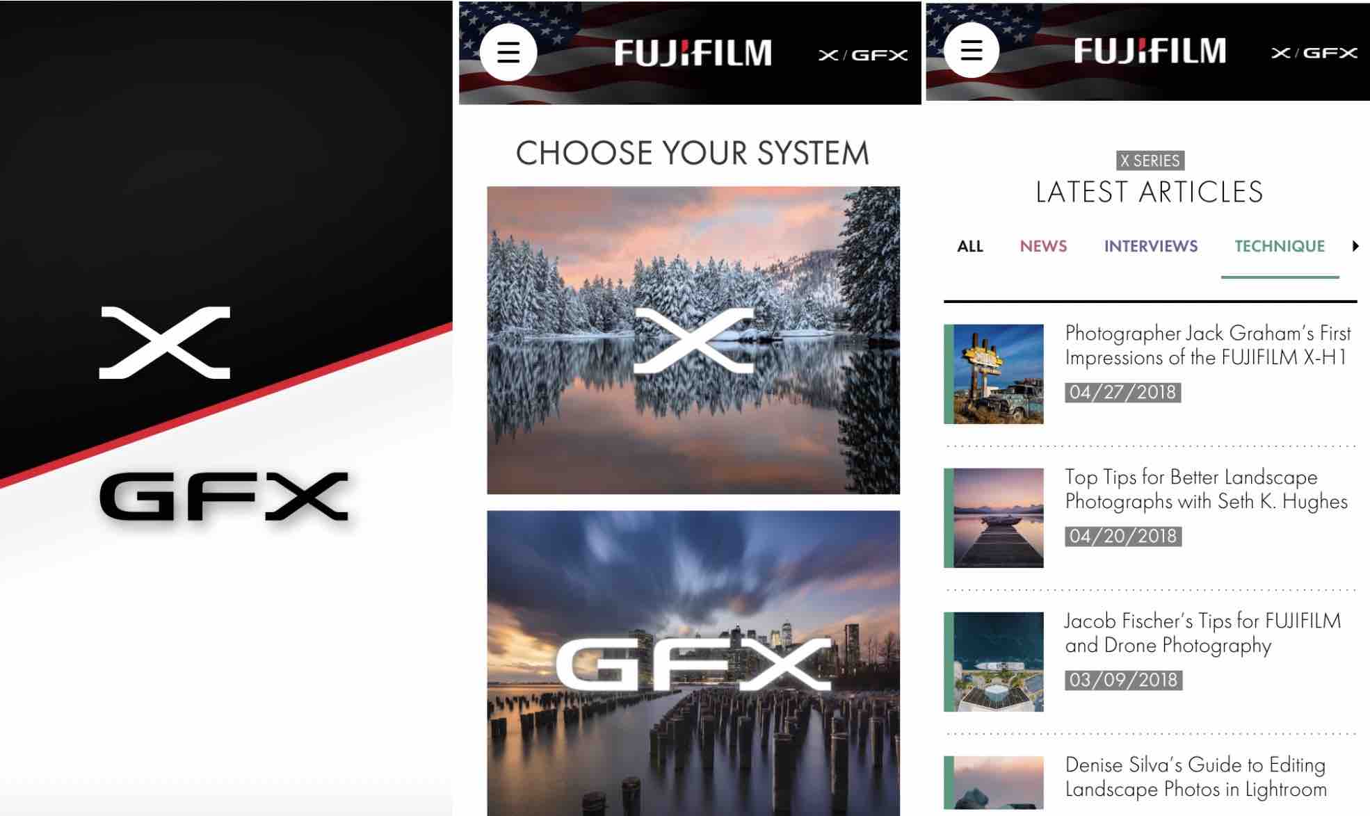 fujifilm website