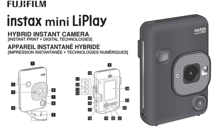 LEAKED: Fujifilm Instax Mini LiPlay Hybrid Instant Camera Owners Manual.  Smallest Instax Product on the Market - Fuji Rumors