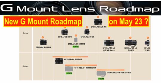 New Fujifilm G Mount Roadmap Coming May 23 - Fuji Rumors