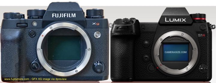 Fujifilm GFX XG vs Panasonic S1R