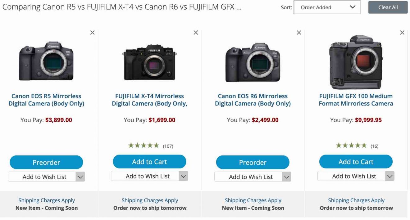 fujifilm xt5 vs canon r5