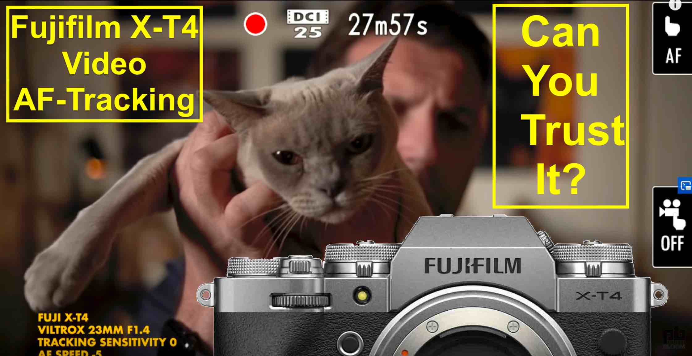 beoefenaar een andere Verwaand Fujifilm X-T4 Video Autofocus Tested: Can You Trust it? Settings Nightmare,  Inconsistency and Which XF Lenses Are Best for It - Fuji Rumors