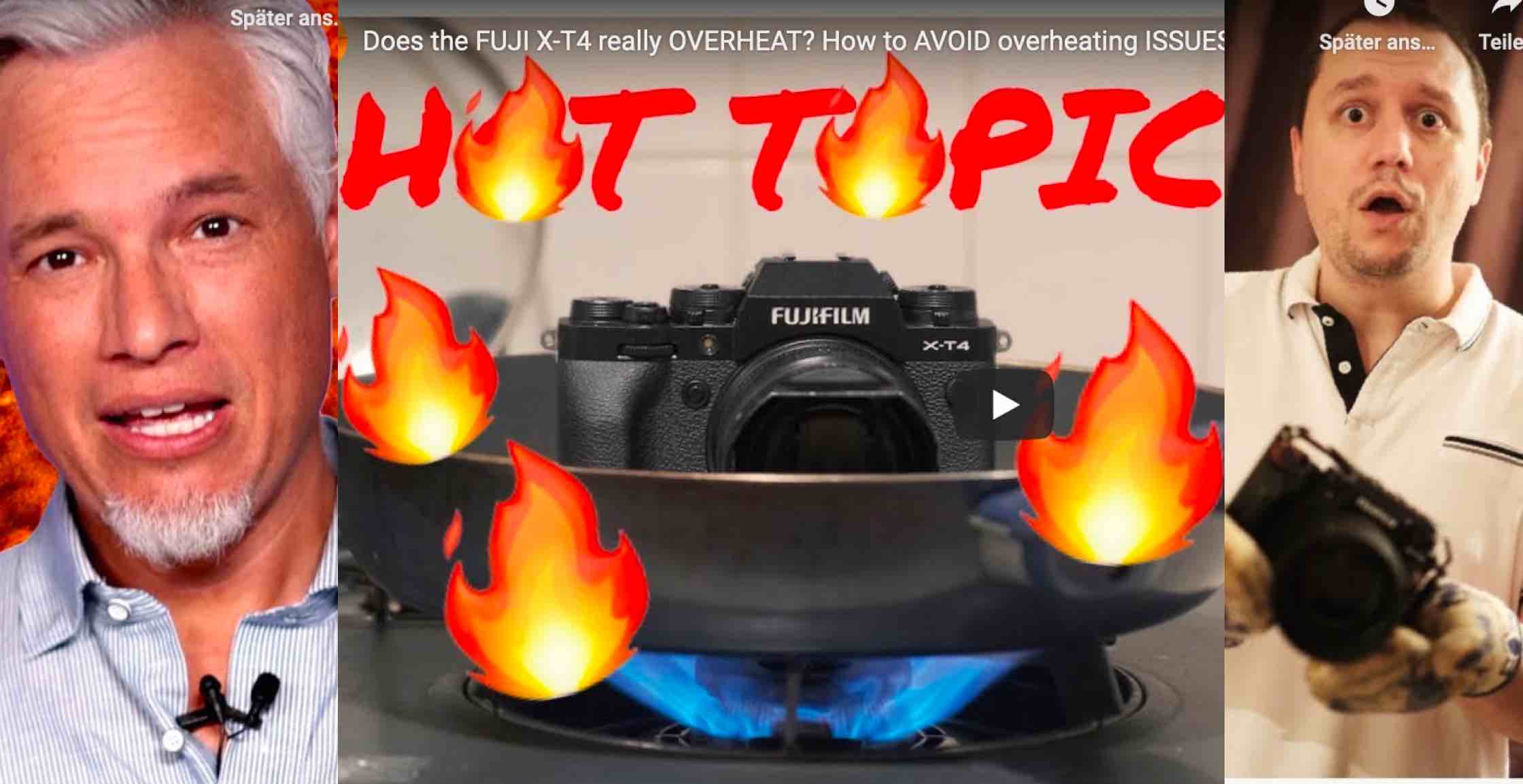 fujifilm xt4 overheating