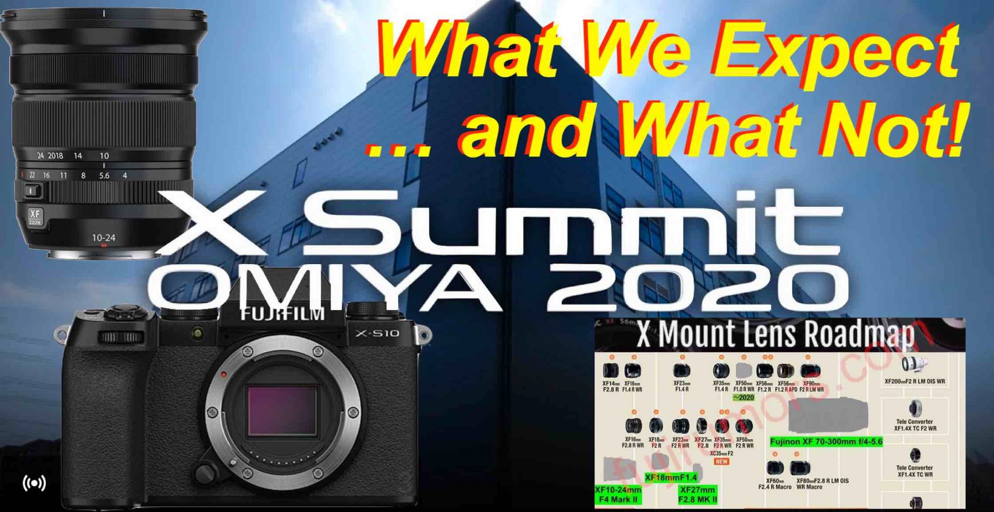 FINAL COUNTDOWN Fujifilm X Summit Starts Soon What we Expect, What