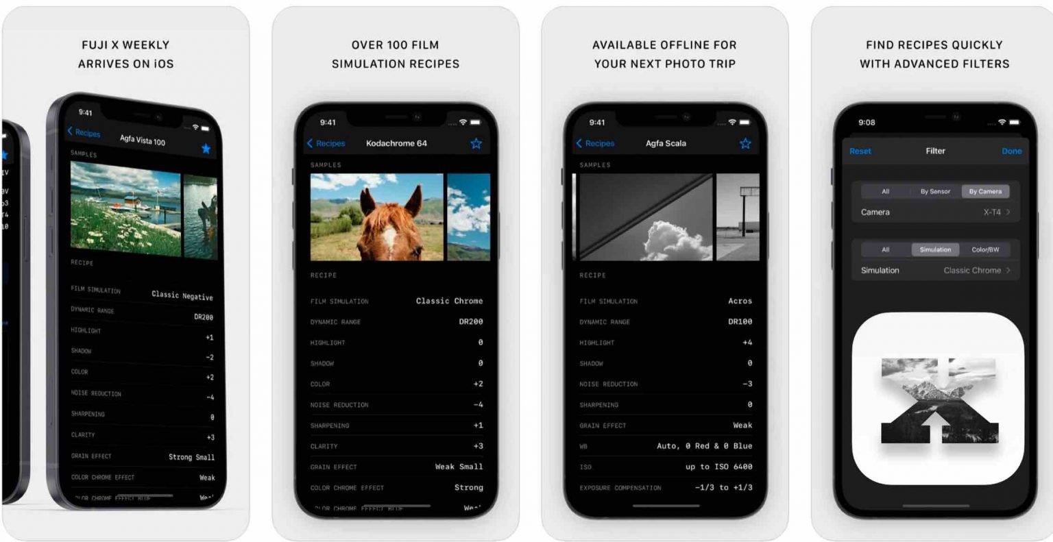 This New App Gives You Access to Over 100 Film Simulation Recipes ...