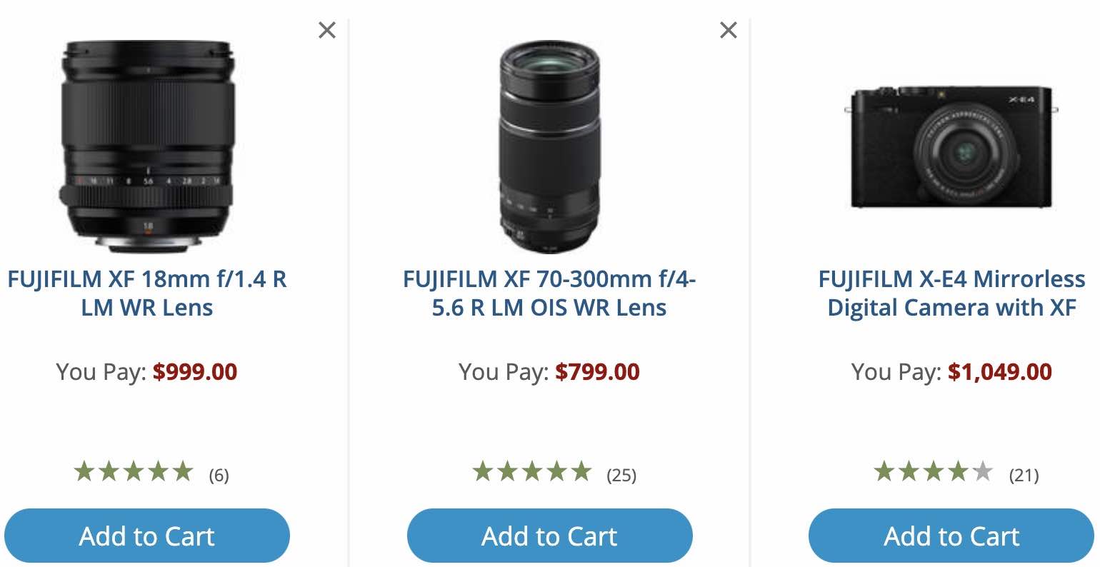 Fujinon XF70-300 vs XF100-400, XF18mmF1.4, Fujifilm X-E4 and More - The ...