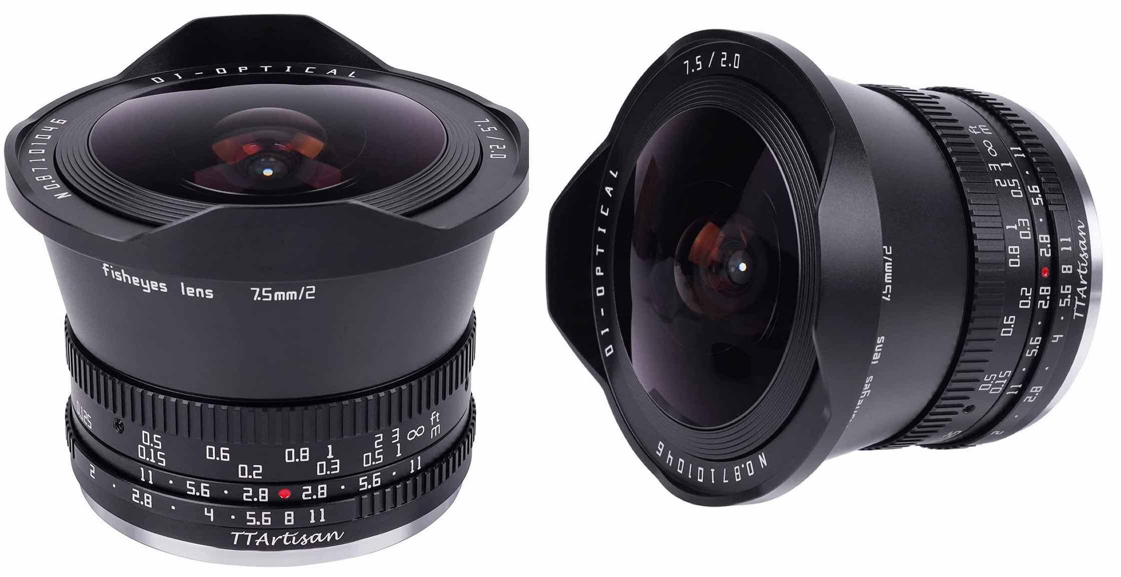 TTartisan 7.5mm F2.0 Fisheye Lens Available at Amazon - Fuji Rumors