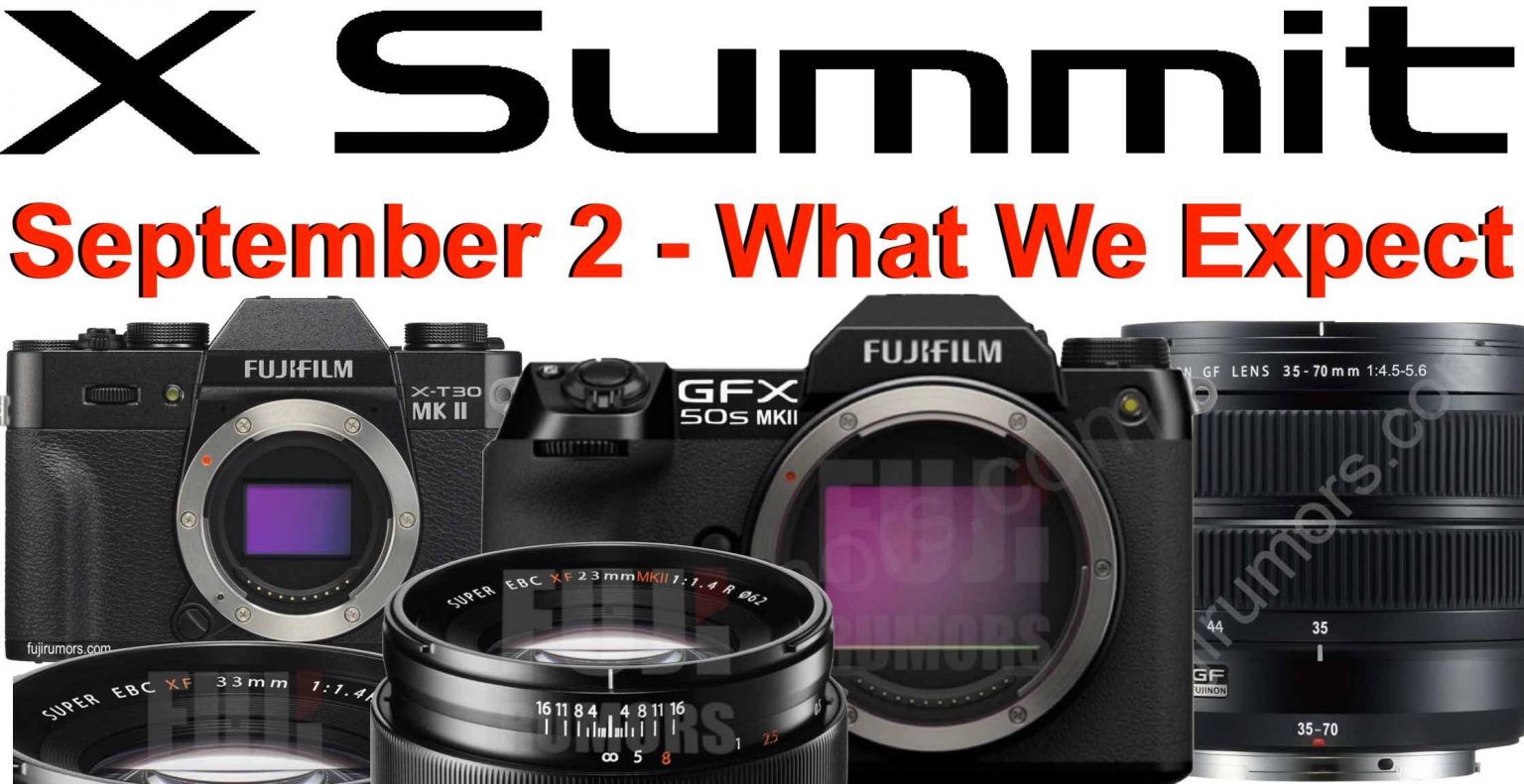 Full List of What We Expect to be Announced at Fujifilm X Summit on