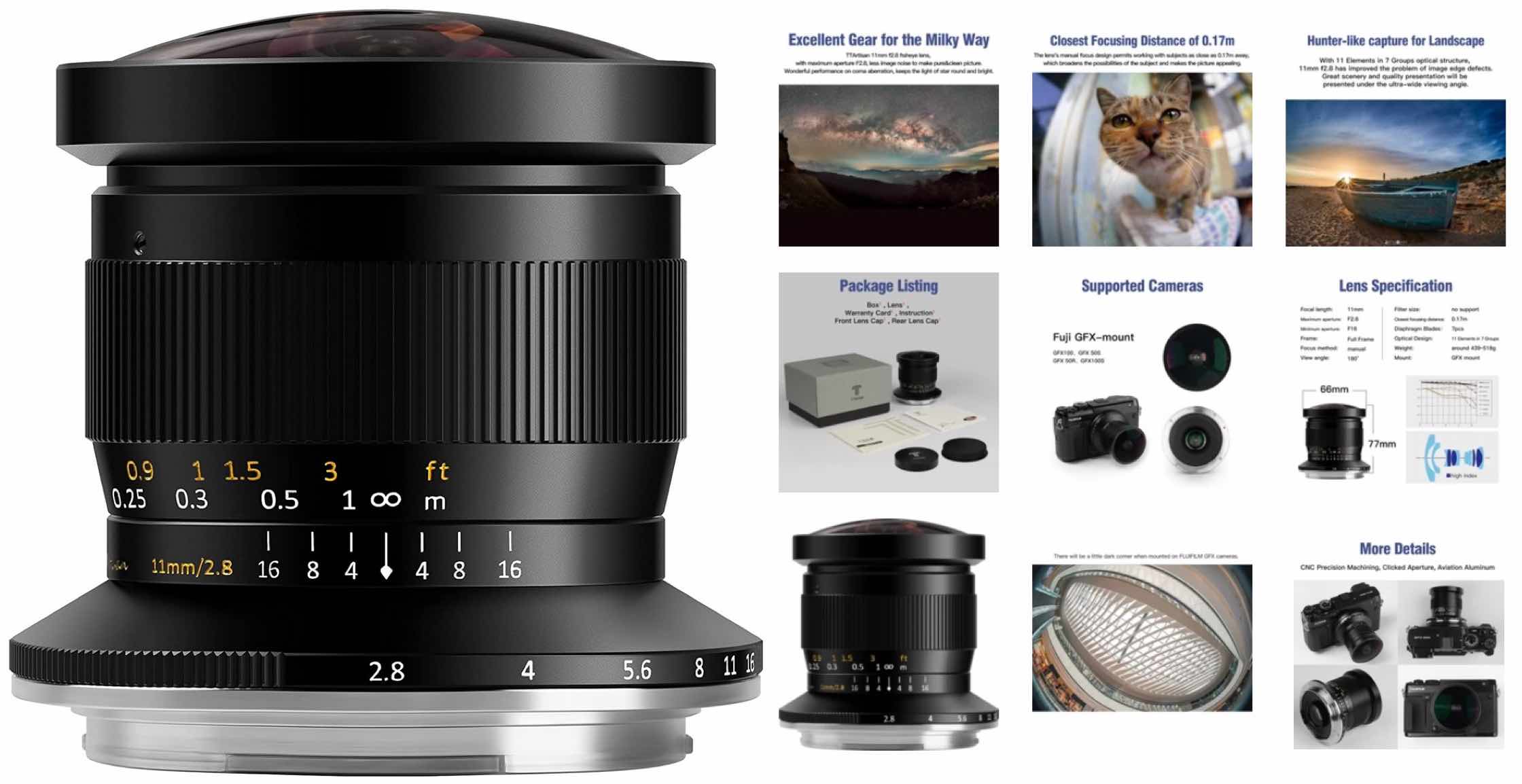 TTArtisan 11mm f/2.8 for Fujifilm GFX Now Available - Fuji