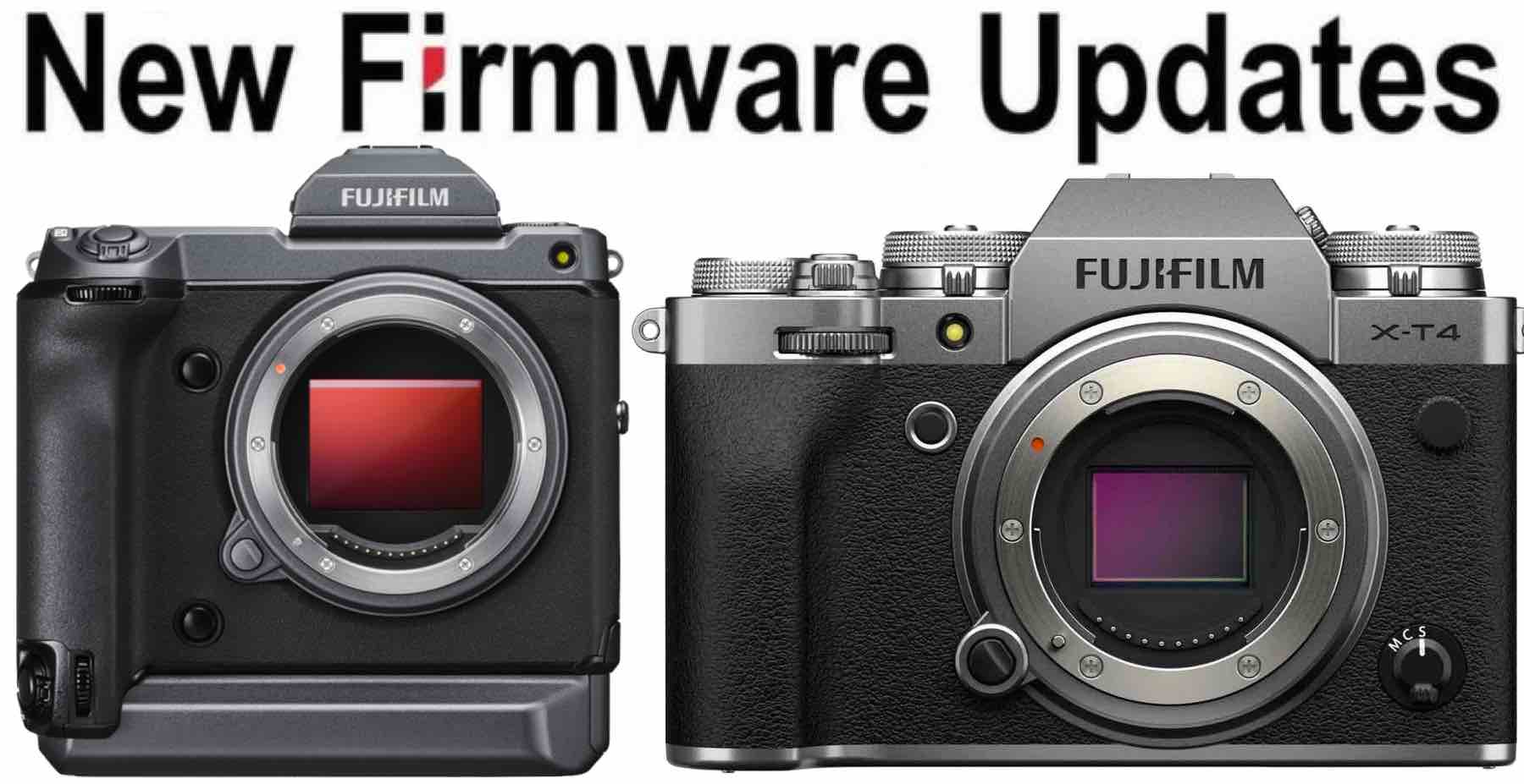 Fujifilm GFX100 And X-T4 New Firmware Updates Released - Fuji Rumors