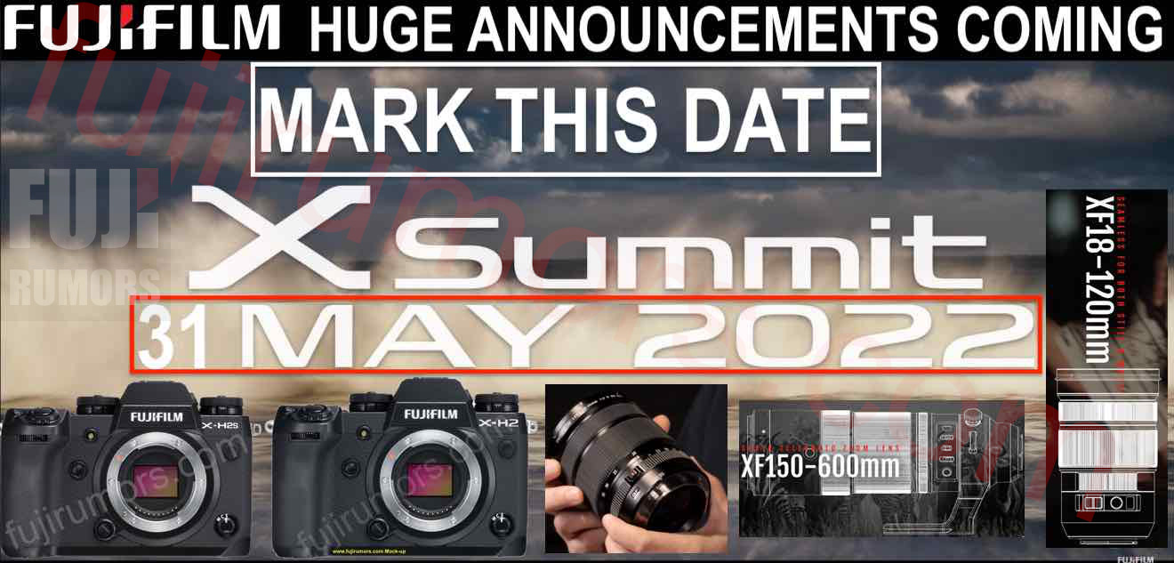 BREAKING Fujifilm X Summit on May 31 with Huge Announcements Fuji Rumors