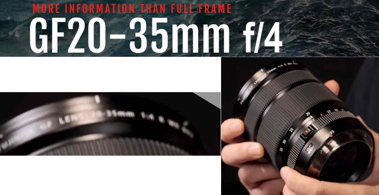 Fujinon GF20-35mm f/4 Constant Aperture (According to Fujifilm's Own Mock-up) - Fuji Rumors