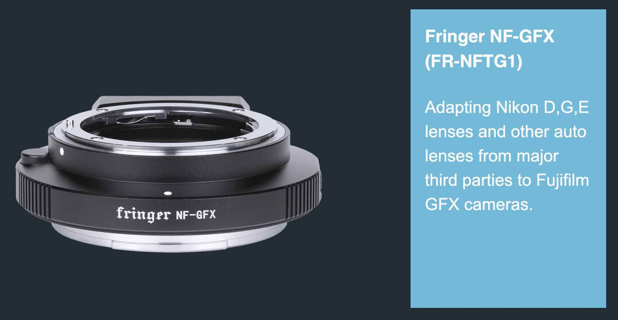 Fringer NF-GFX(FR-NFTG1)ニコンF → 富士フイルムGFX - カメラ