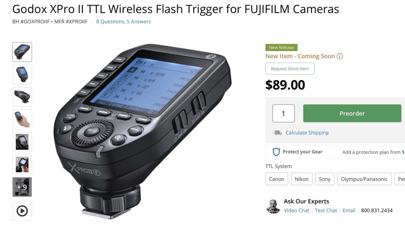 Godox XPro II TTL Wireless Flash Trigger (2023) Announced - Fuji Rumors