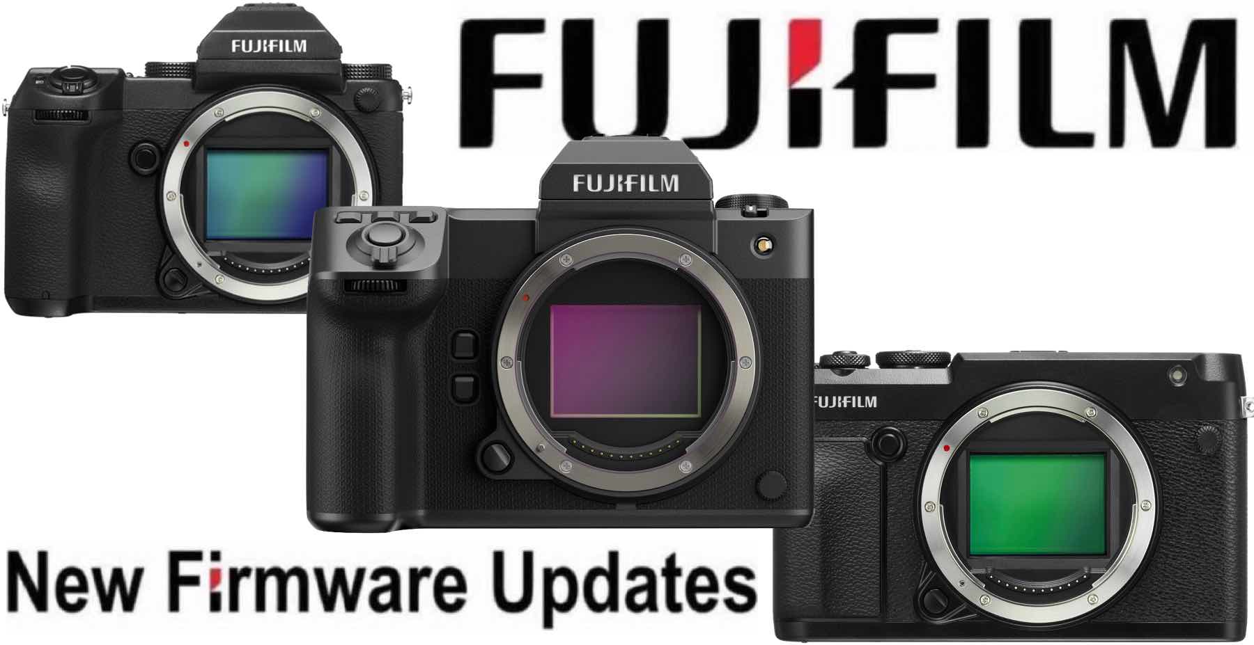 New Firmware Updates for Fujifilm GFX100 II, GFX50S and GFX50R 