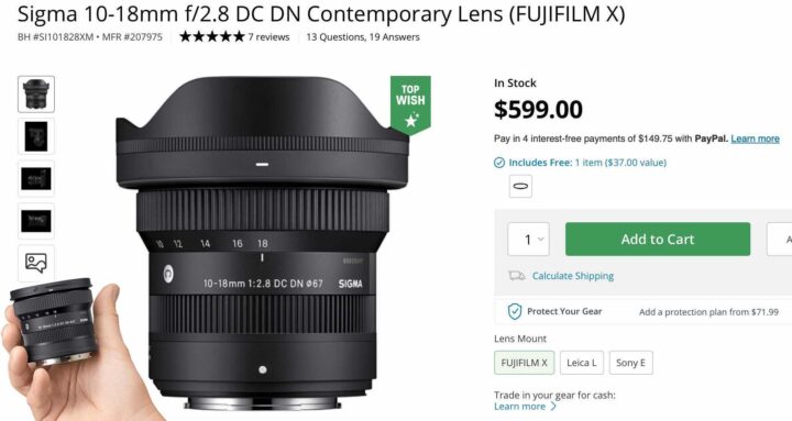 Sigma 18-50mm F2.8 DC DN Contemporary E lens will be announced on October  19 – sonyalpharumors