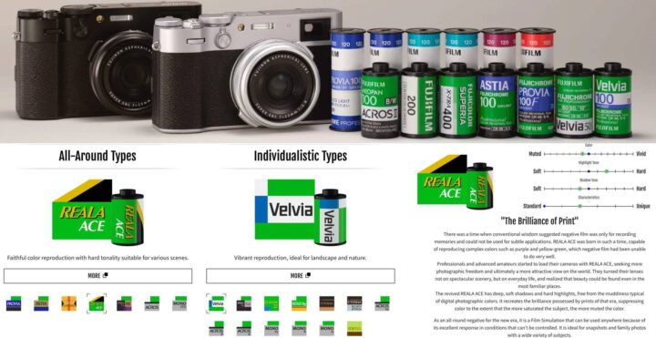 Fujifilm Launches Dedicated Fujifilm Film Simulation Website - Fuji Rumors