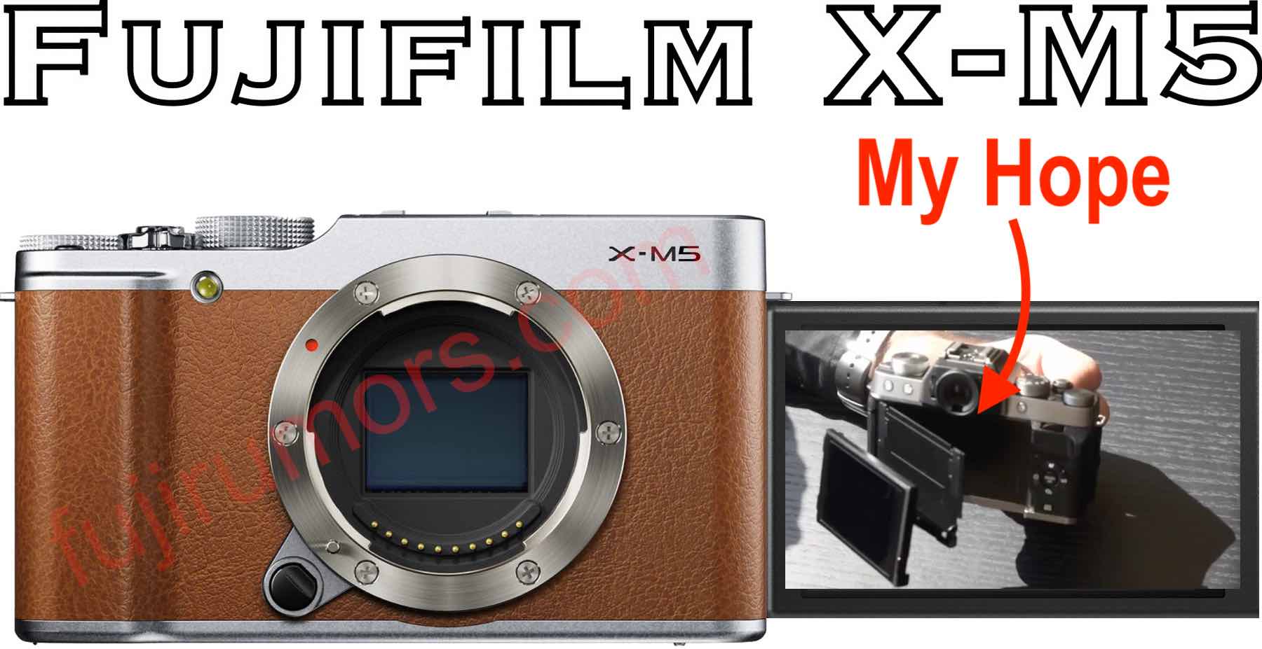 Fujifilm X-M5 Coming With Selfie Screen - My Hope Is The Return Of This ...